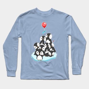 Penguin Mountain Long Sleeve T-Shirt